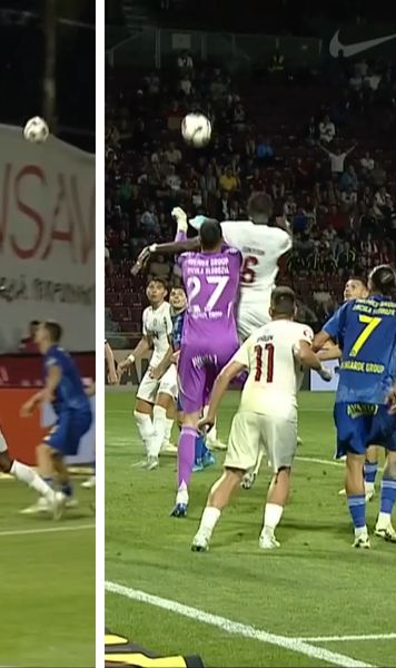 Faze trase la indigo, decizii diferite FOTO. Golul decisiv marcat de CFR Cluj, contestat: „De ce nu s-a dus să revadă faza?”