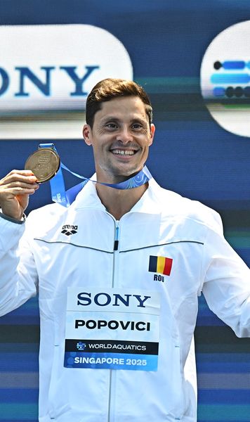Medalie pentru România    Corespondență din Singapore.  Constantin Popovici,   bronz  la sărituri în apă de la mare înălțime: „Am greșit foarte puțin”