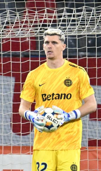 Târnovanu și-a aflat pedeapsa  Portarul de la FCSB a fost suspendat după eliminarea din meciul cu Farul »   Când revine și ce partide va rata