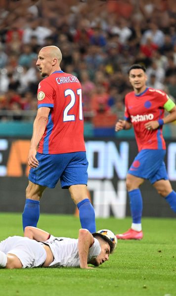 Chiricheș, la pământ   Veteranul celor de la FCSB, descumpănit după    1-2 cu Shkendija  : „Îmi trec prin cap cele mai negre gânduri”