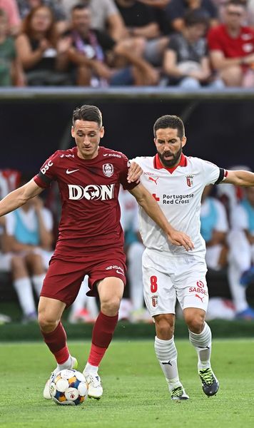 CFR Cluj - Braga 1-2   Înfrângere la limită pentru   ardeleni în prima manșă a turul trei preliminar din   Europa League