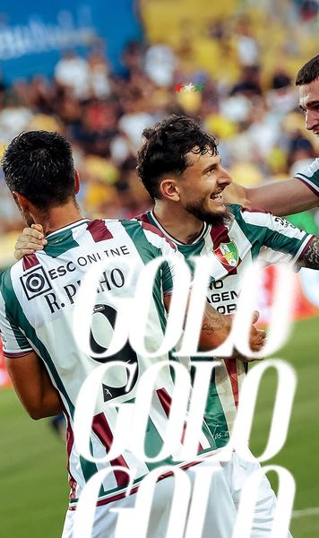 Debut de vis pentru Ianis Stoica    FOTO.  Românul a marcat în primul meci oficial jucat în   Portugalia , la un minut de la intrarea pe teren