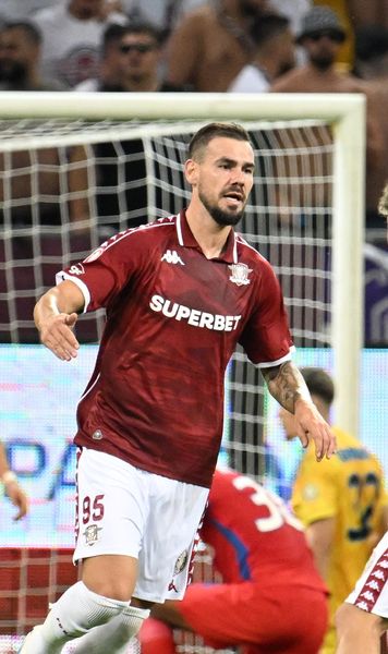 Koljic, gol cu călcâiul  Atacantul Rapidului și-a explicat execuția cu FCSB: „L-am prins pe Târnovanu   pe picior greșit”