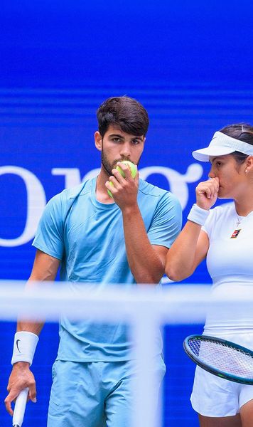 „Încă aștept acele cuvinte”  Carlos Alcaraz,   mesaj pentru Emma Răducanu,  după eliminarea din proba de dublu mixt de la US Open