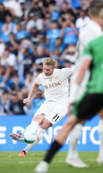 De Bruyne, gol la debut     VIDEO.  Belgianul a înscris   spectaculos  în primul meci jucat pentru Napoli în Serie A