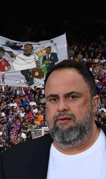 Jucător cu pistolul la tâmplă!  Anchetă în Anglia după ce un   banner controversat  a fost afișat de fani într-un meci de Premier League