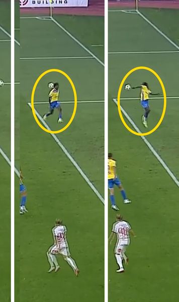 Gafă de amator     FOTO.  Fundașul Farului   s-a făcut de râs  la Sibiu! Hermannstadt a deschis scorul, după o eroare imensă