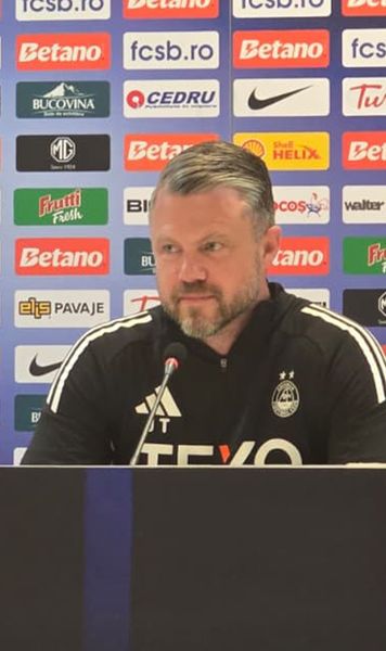 „Nu vreau să avem regrete”  Reacția antrenorului lui Aberdeen la conferință pentru   „aroganța” patronului FCSB:  „Și noi suntem la fel”