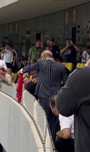 Becali s-a dezlănțuit!    VIDEO.  Patronul FCSB a făcut spectacol în lojă după   calificare  + Cât e dispus să dea pe Louis Munteanu: „Am plusat!”