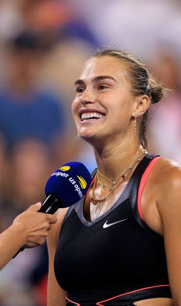 Momentul zilei la US Open     VIDEO  Aryna Sabalenka,   reacție amuzantă  după o cerere în căsătorie din timpul meciului: „Fără presiune!”
