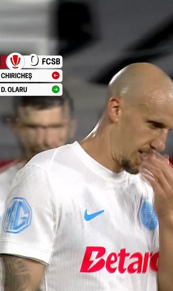 Schimbat după 29 de minute  Chiricheș, scos din teren după eroarea de la gol:   „Umilitor!  Pe patronul de la FCSB l-au lăsat nervii”