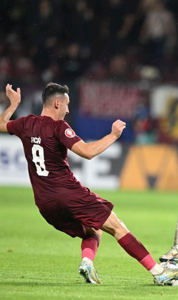 Remiză cu scântei în Gruia   Meci cu patru goluri între   CFR Cluj și FCSB  » Nu au lipsit fazele controversate