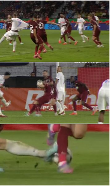 Verdict din Spania la CFR - FCSB    FOTO.  Un mare arbitru din La Liga a analizat   cele mai controversate faze  » A fost penalty la Alibec? Trebuia eliminat Popescu?