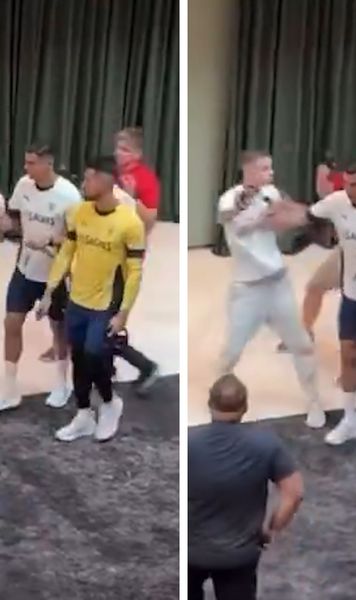 Bruscat de Cristiano Ronaldo    VIDEO.  Fanul s-a apropiat prea mult, iar starul portughez a făcut un   gest neașteptat