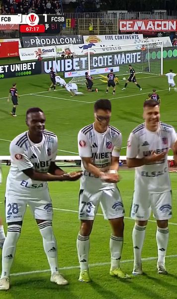 Au celebrat ca brazilienii    VIDEO.  Jucătorii de la FC Botoșani au reprodus un moment de la   CM 1994 , după ce au preluat conducerea cu FCSB