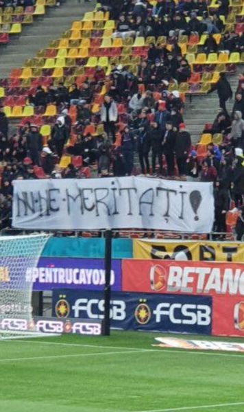 Fanii FCSB s-au săturat  Mesaj dur pentru jucătorii care   au pierdut jumătate  dintre meciurile disputate în Liga 1: „Prietenia se încheie aici!”