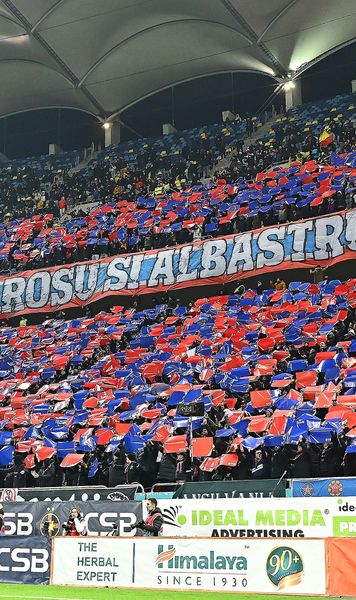 Suporteri de derby-uri și de Europa  Fără nici un meci tare acasă,   FCSB e abia pe 7 în topul fanilor în Liga 1,  însă e și peste Craiova în cupele europene