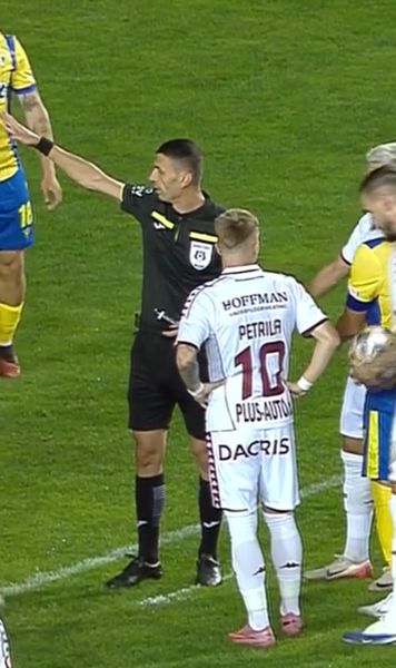 A fost henț?    VIDEO   cu       faza controversată  din care Rapid a reușit să câștige la Ploiești