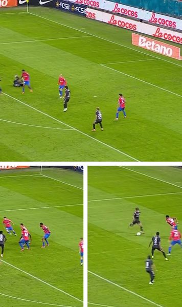 Oțelul și-a bătut joc de ocazii  Șanse ratate în lanț, pe finalul primei reprize cu FCSB »   Baba Alhassan  a greșit de două ori și a fost schimbat