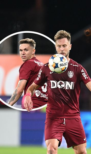 Djokovic l-a „înțepat” pe Louis Munteanu  Mesaj pentru   atacantul lui CFR Cluj:  „Dacă e pe lista de plecări și nu se întâmplă, influențează”