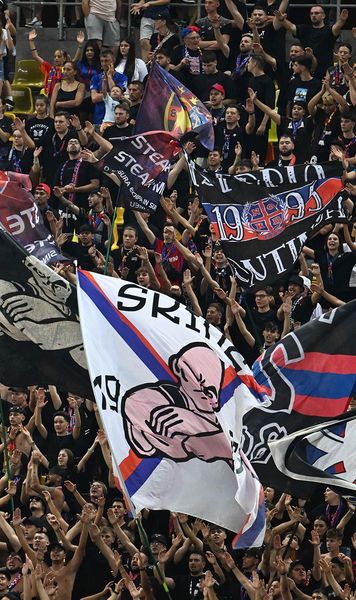 Atenție, FCSB! UEFA aude tot!  Atmosferă tensionată pe Arena Națională. Delegatul UEFA a venit să verifice fanii roș-albaștri de   rasism
