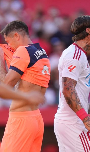 Penalty controversat  FC Barcelona   a contestat lovitura de pedeapsă  acordată pentru Sevilla » Lewandowski a ratat de la 11 metri