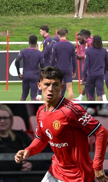 Un nou star al Angliei?  Thomas Tuchel l-a chemat la antrenamentul naționalei pe puștiul-minune al lui   Manchester United.  Cum l-a impresionat pe Amorim