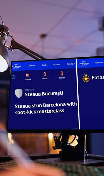 UEFA a „mutat” CCE de la FCSB la Steaua  Modificare de ultimă oră pe site »   Becali: „Hackereală!”  + Steliștii jubilează: „Game over, FC FCSB!”