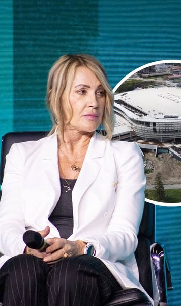 „Proiect fabulos”   Nadia Comăneci a vizitat   arena de peste 70 de milioane de euro  de la Brașov: imagini de la fața locului