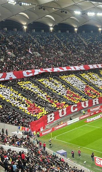 Atmosferă incandescentă pe Arenă  Peste 30.000 de oameni la   Dinamo - Rapid:  spectacol, dar și scene rușinoase! 