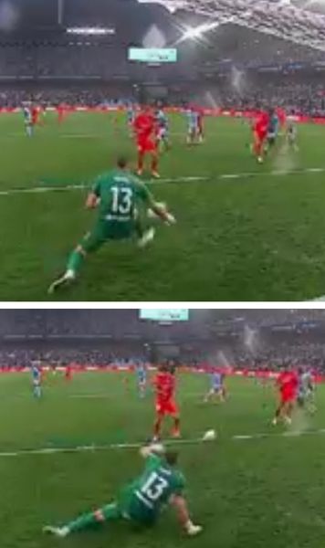 Ionuț Radu, intervenții de zile mari     FOTO.  Paradele portarului român l-au făcut pe antrenorul advers să-și pună   mâinile în cap