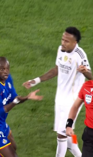 Eliminat după 40 de secunde     FOTO.    ROȘU direct  după o intrare de neînțeles în Getafe - Real Madrid