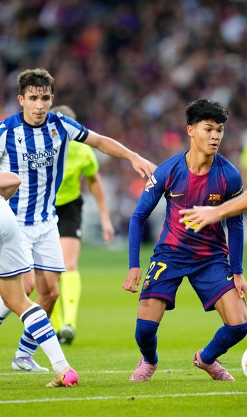 Încă un talent din La Masia  Cine e puștiul născut în 2008 care   joacă titular la Barca  în UCL 