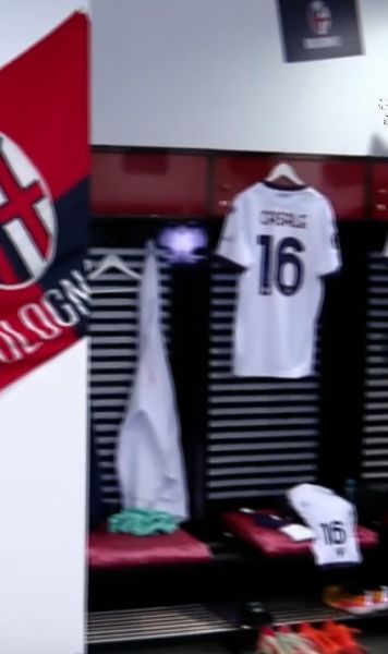 Italienii s-au simțit ca la ei acasă  FOTO. Ce a făcut   Bologna  în vestiarul de la Arena Națională înainte de meci