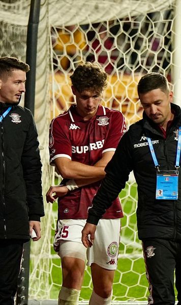 Ce a pățit Rareș Pop  Jucătorul Rapidului a vorbit despre accidentarea din timpul meciului cu   Unirea Slobozia:  „Am simțit la momentul pasei”