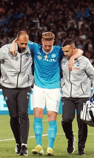 De Bruyne a ales operația    Diagnostic grav  pentru fotbalistul lui Napoli, după accidentarea din meciul cu Inter » Cât va lipsi belgianul