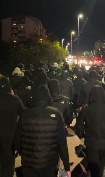 Stare de asediu: „Ucideți turcii!”   Ultrașii au ieșit pe străzi la Podgorica răzbunându-se după   înjunghierea unui tânăr