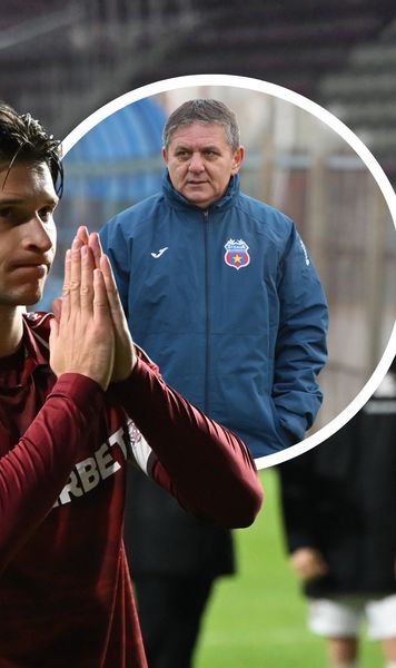 Dobre l-a auzit pe Lăcătuș     Răspunsul atacantului de la Rapid,  după declarația stelistului