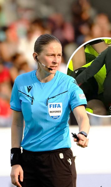 A leșinat pe teren    VIDEO.   Emoții mari înainte de Turcia - Kosovo!   Arbitrul s-a prăbușit  după imnuri