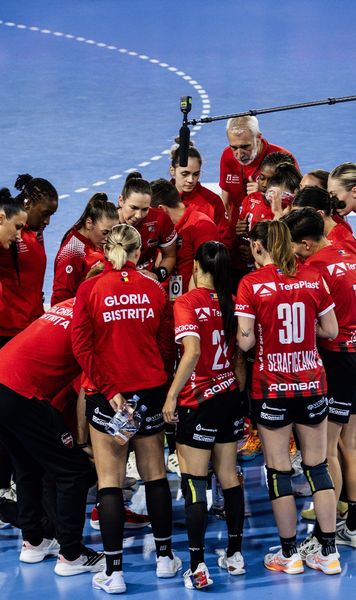 Buducnost - Bistrița 26-29    Victorie muncită  a româncelor în EHF Champions League. Revenire de la trei goluri în ultimele 10 minute