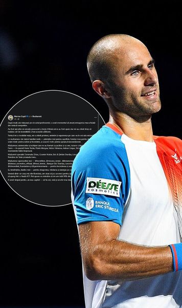 Marius Copil se retrage  Anunțul făcut de tenismenul român:   „Mi-am trăit 99% din vis”  » Suma încasată de-a lungul carierei