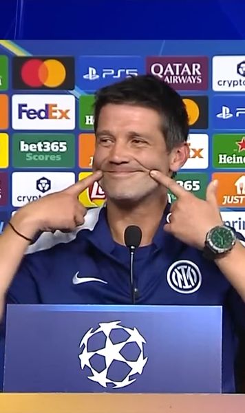 Trollat de fanii lui Inter    VIDEO+FOTO.  Chivu, încă o   conferință memorabilă  » Gestul adresat lui Lautaro a ajuns viral