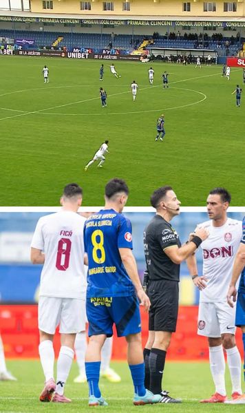 VAR, inutil la Clinceni    FOTO:  Liniile   nu au putut fi trasate  la golul marcat de CFR Cluj! Decizia din teren a stârnit furia suporterilor: „Hoții!”