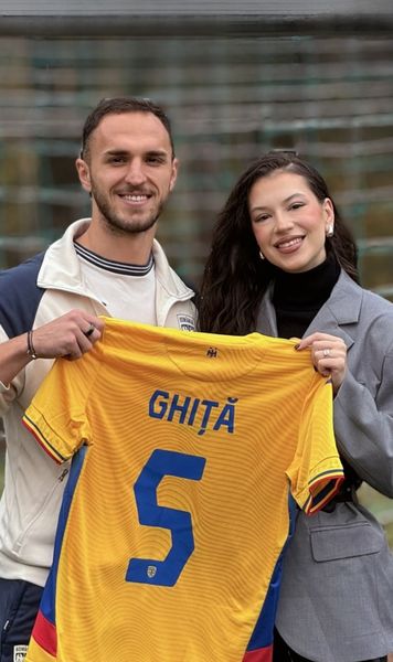 Ghiță, la portiță cu Cleopatra Stratan    VIDEO  Întâlnire-surpriză în   cantonamentul naționalei:  „În sfârșit😄”