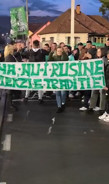 Corteo în Liga 4    VIDEO:  Partida care   a surclasat  asistența de la Slobozia - CFR Cluj » Arbitru de Liga Campionilor la centru