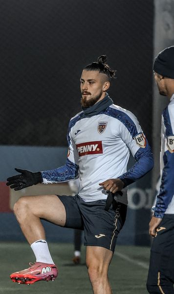 Din nou în tricoul naționalei    FOTO:  Jucătorul revenit în lotul lui Mircea Lucescu:   „Ce dor mi-a fost”