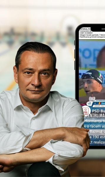 PSD îl folosește pe David Popovici    În campania lui Daniel Băluță  pentru Primăria Bucureștiului, un spot plătit de PSD îi asociază imaginea campionului cu cea a primarului