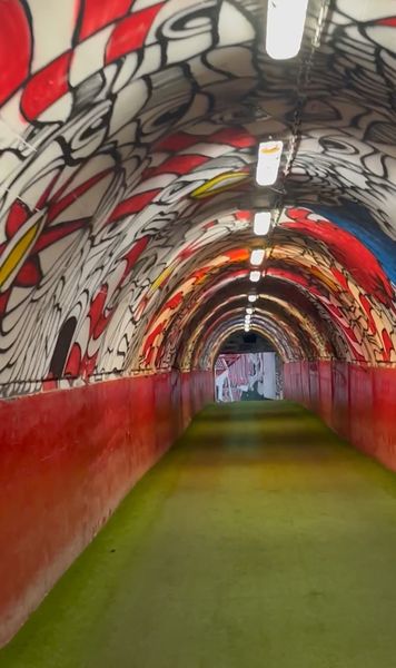 AM INTRAT ÎN TUNELUL GROAZEI     GOLAZO.ro  a pătruns în   cel mai înfiorător loc  de pe „Marakana”! Cum arată și ce simți pe tunelul pe unde FCSB intră pe gazon