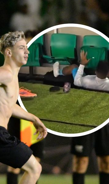 Moment șocant în Brazilia  În goana după un selfie cu Neymar, un fan   l-a aruncat pe colegul superstarului  pe treptele de la banca de rezerve!