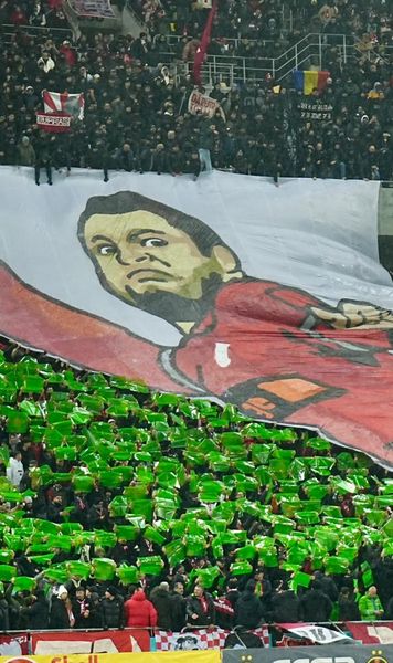 „Războiul” galeriilor    VIDEO.  Surpriza pregătită de „câini”:   „Un mesaj de sărbători...”  + Ultrașii de la FCSB le-au aflat planul!